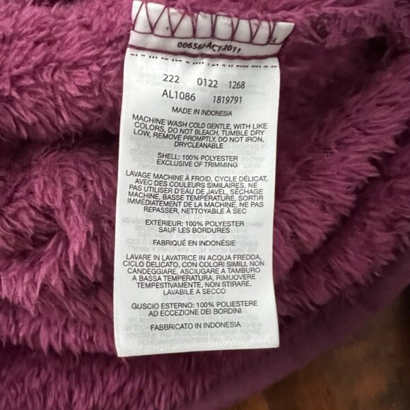 Columbia Women's Fireside II Sherpa Full Zip  Size: M marionberry purple - Picture 5 of 8